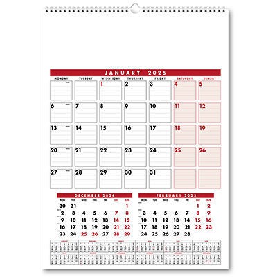 Extra Large Wire Bound Calendar