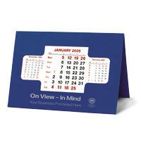 Desk Easel Calendar - Casebound Leatherette