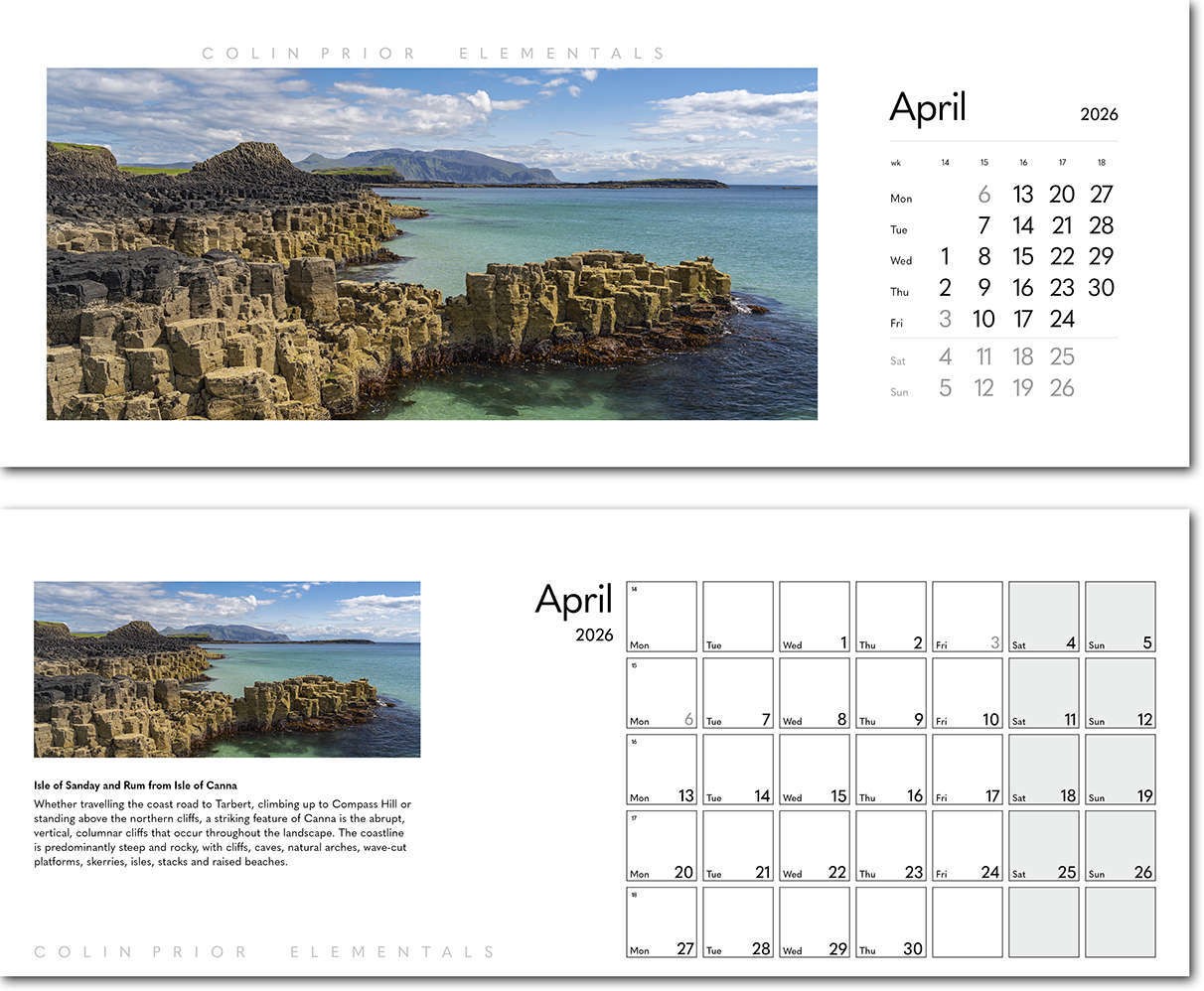 Colin Prior Note Station Desk Calendar 