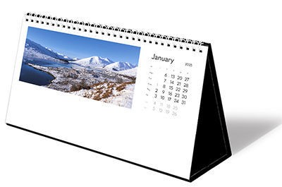 Colin Prior Elementals Premium Lined Easel Desk Calendar