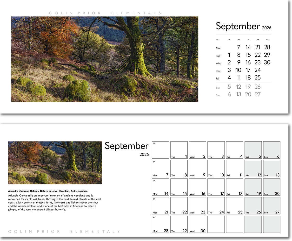 Colin Prior Task Station Desk Calendar