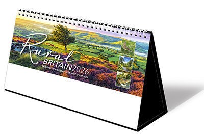 Rural Britain Premium Lined Easel Desk Calendar