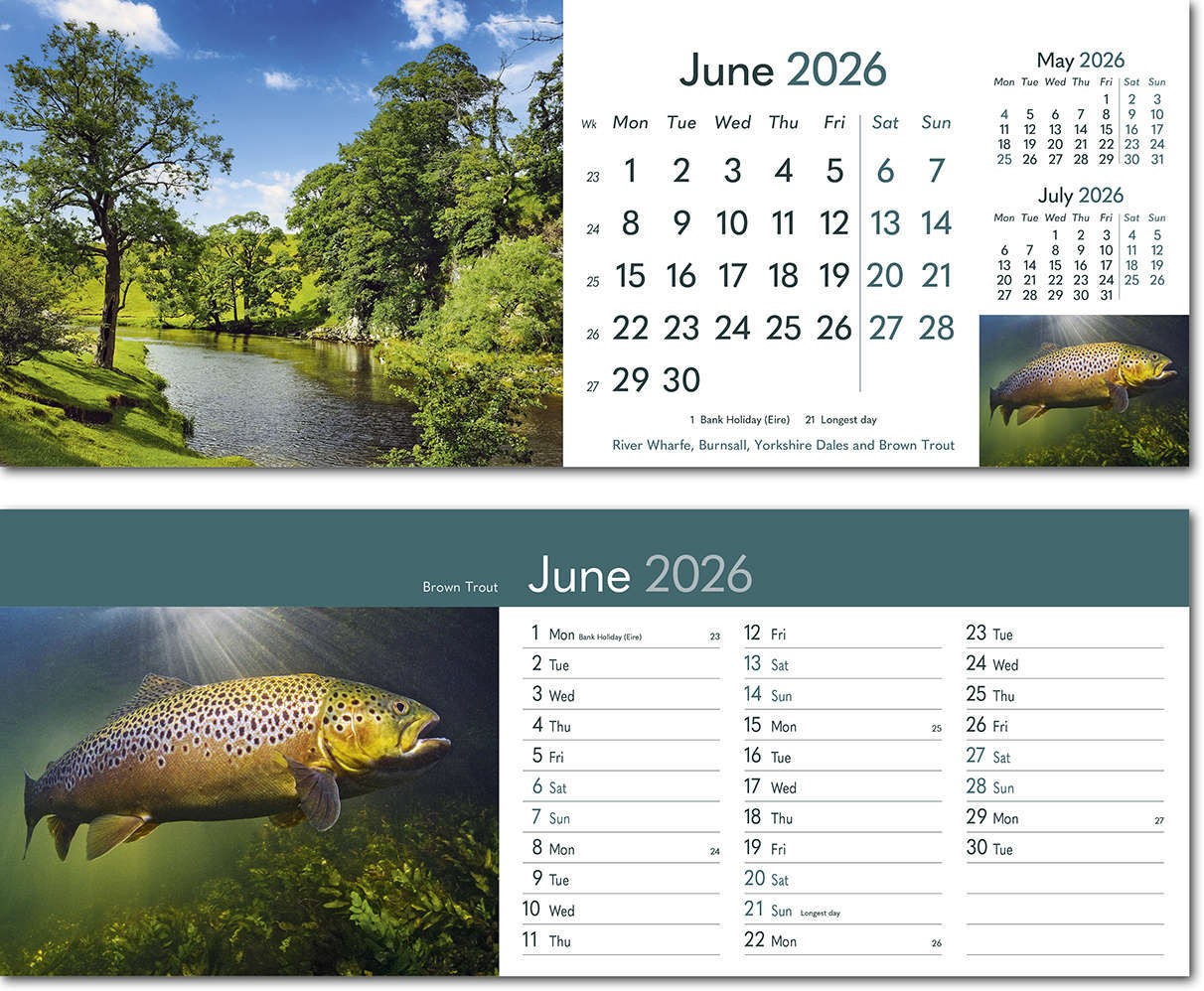 Rural Britain Task Station Desk Calendar