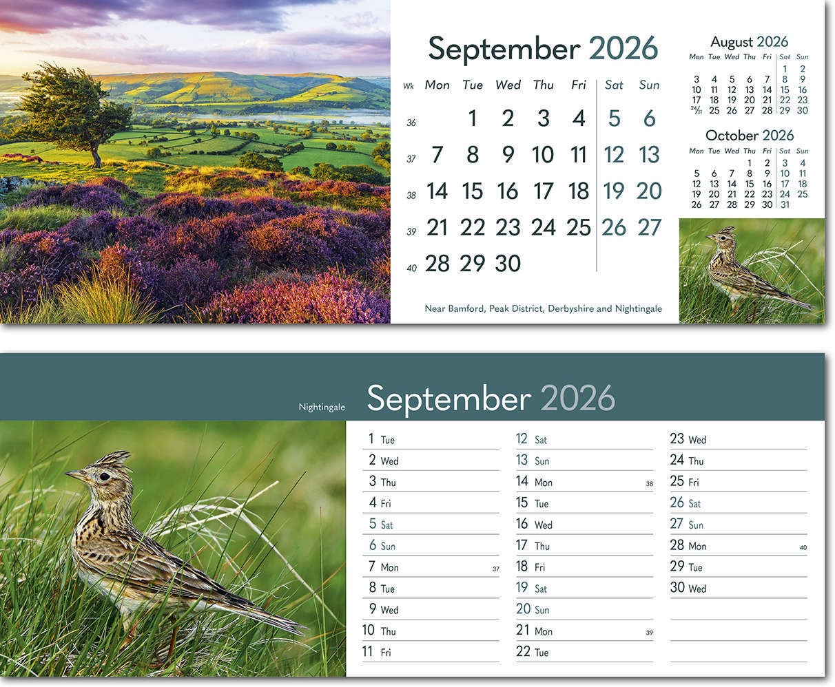 Rural Britain Desk Calendar