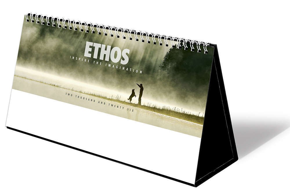 Ethos Premium Lined Easel Desk Calendar