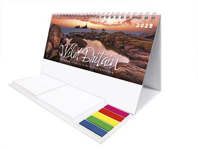 Wild Britain Note Station Desk Calendar 