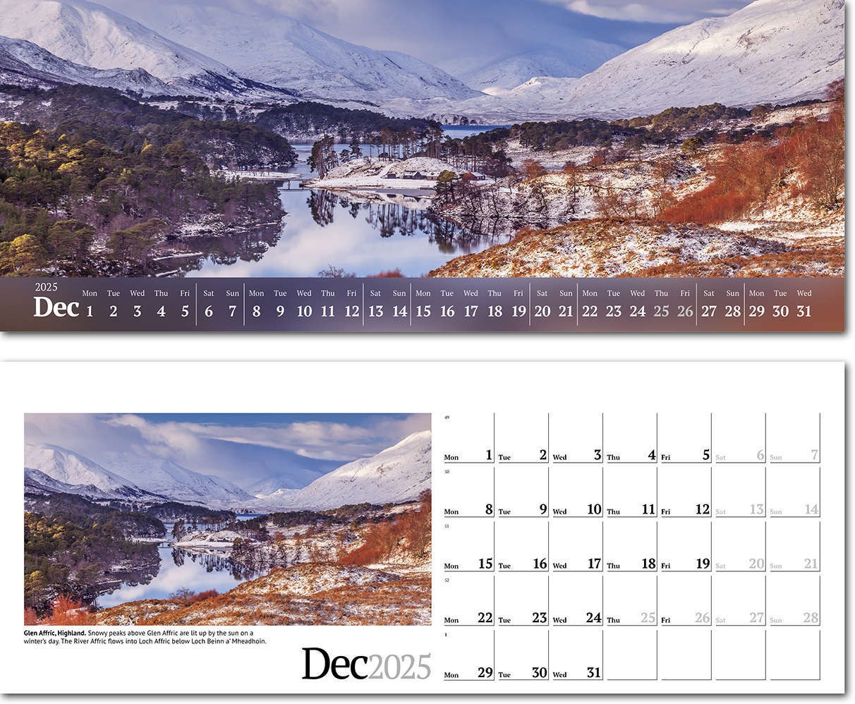 Wild Britain Note Station Desk Calendar 