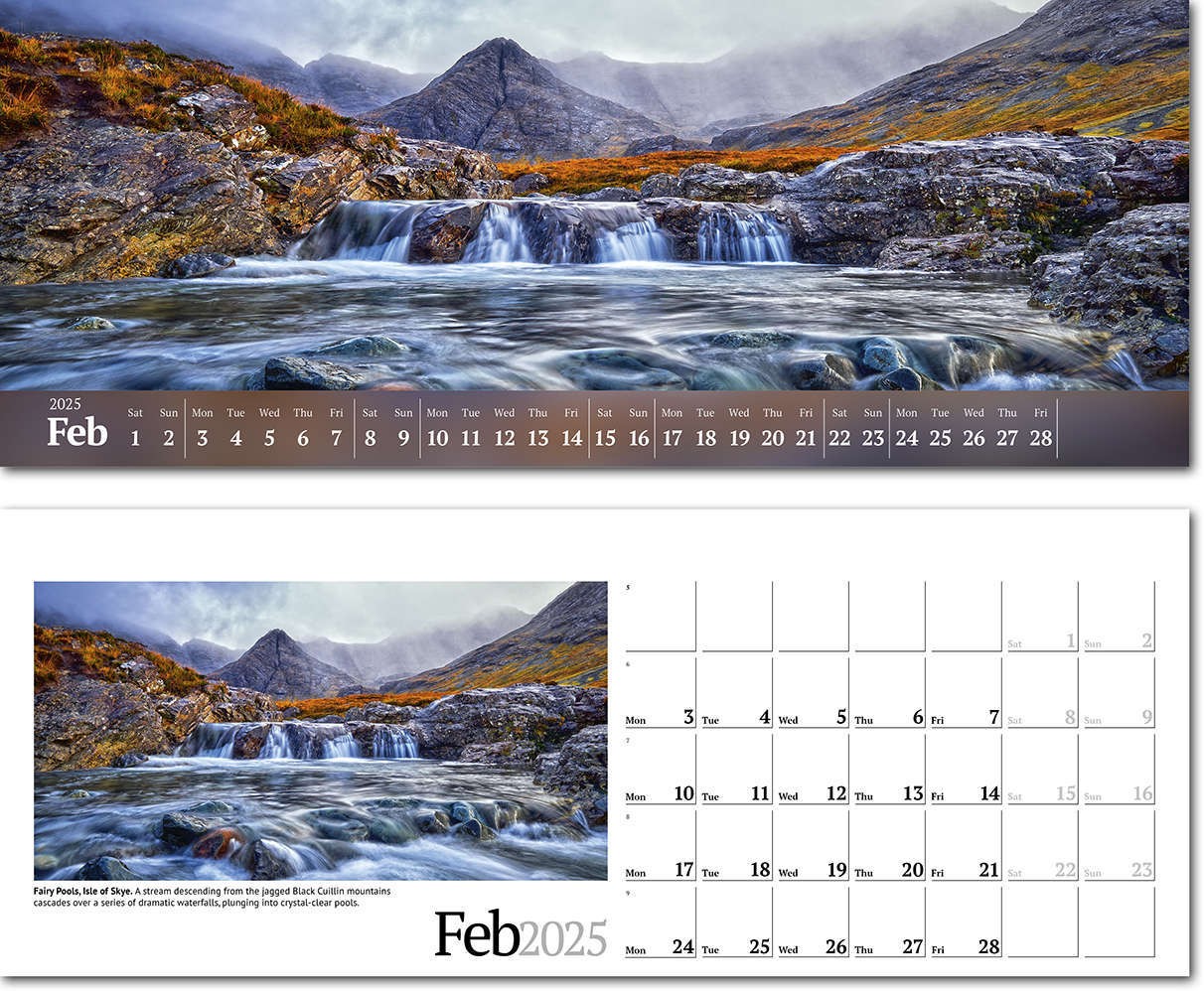 Wild Britain Note Station Desk Calendar 