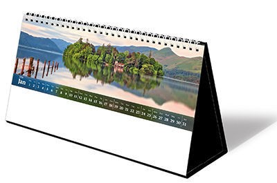 Wild Britain Premium Lined Easel Desk Calendar