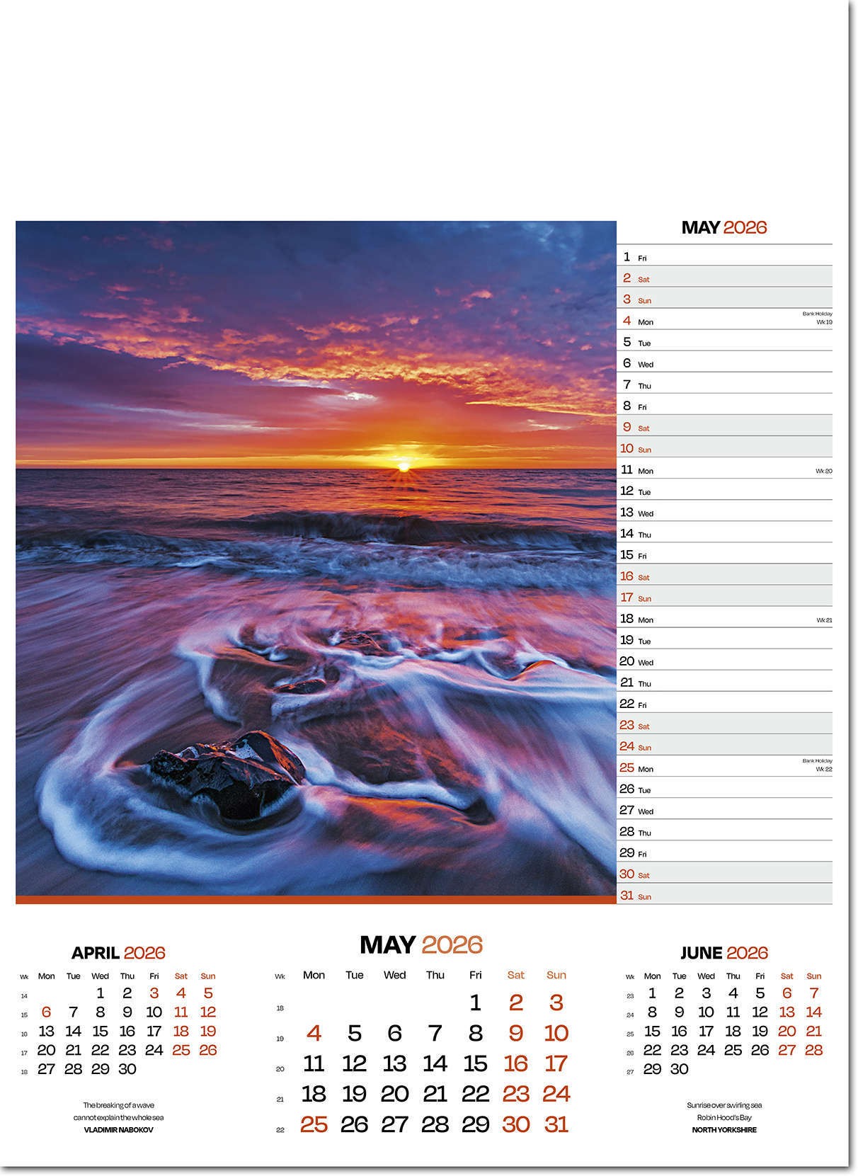 Moods of Nature Calendar