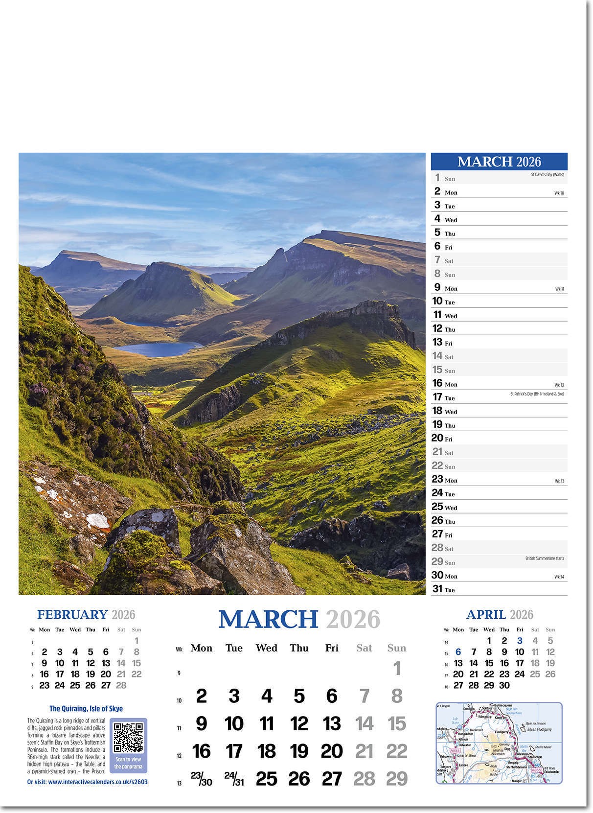 Splendour of Scotland Calendar