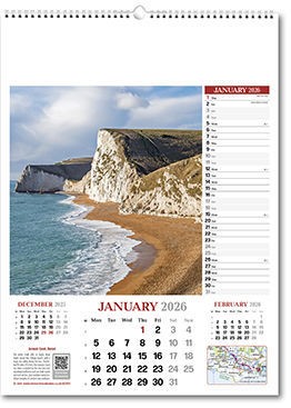 Discover Britain Wall Calendar