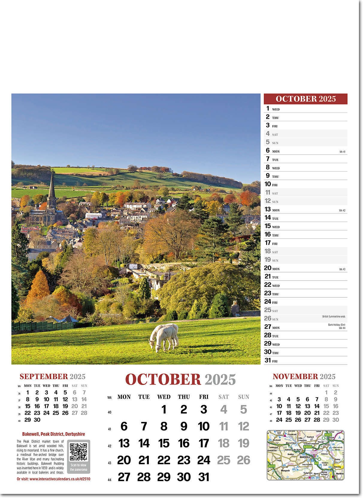Discover Britain Wall Calendar