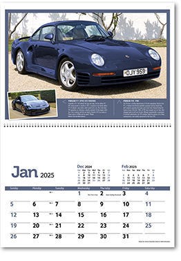 Classic Marques Past and Present Postage Saver Calendar