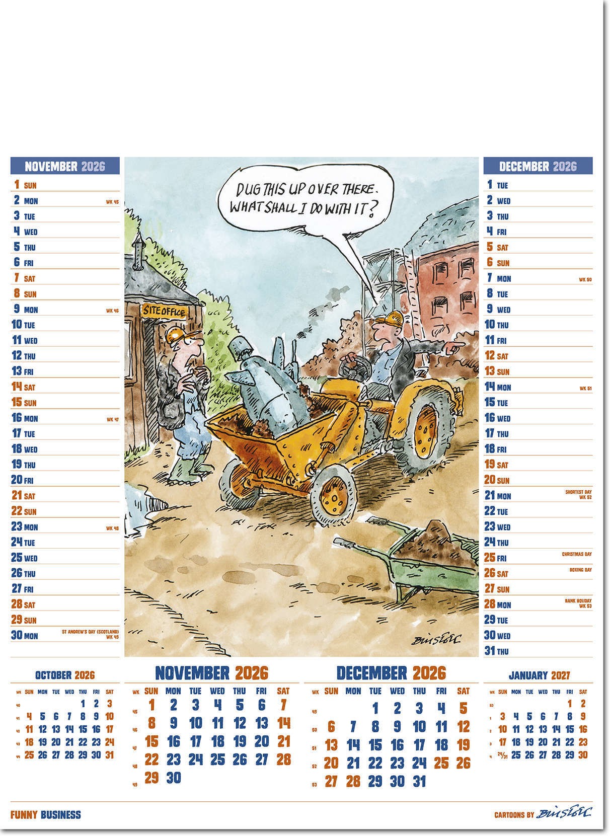 Funny Business Calendar