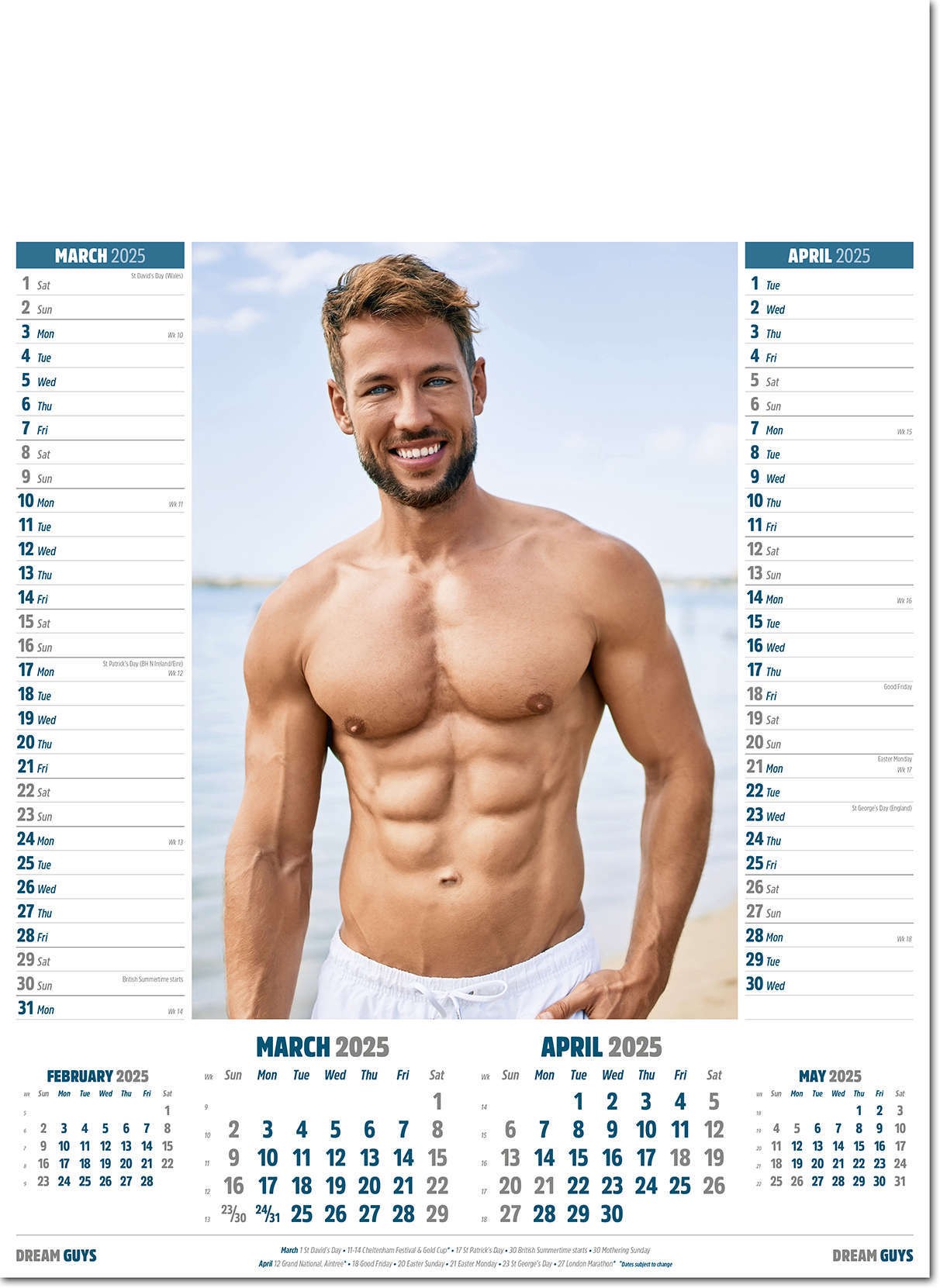 Dream Guys Calendar