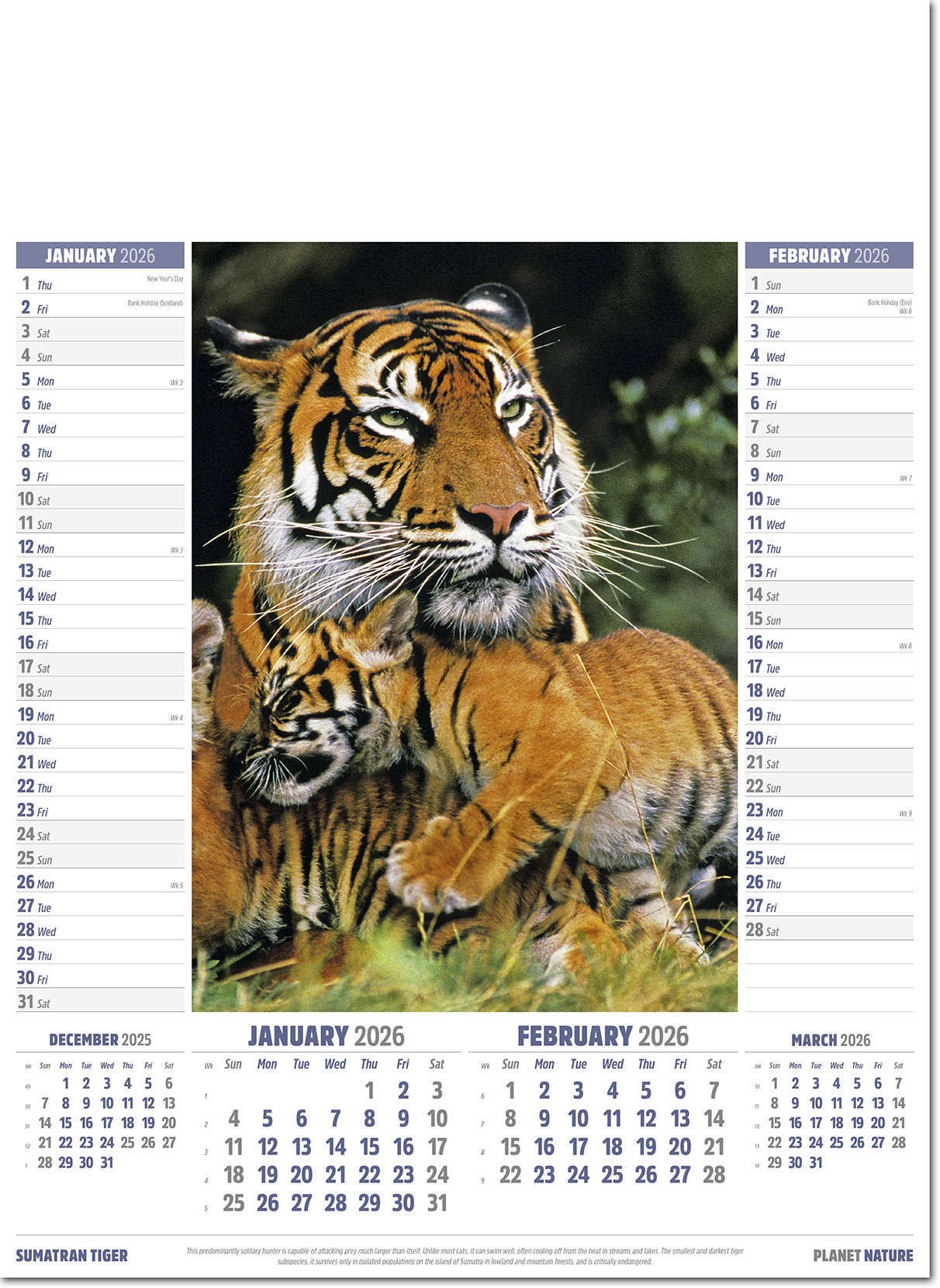 Planet Nature Calendar