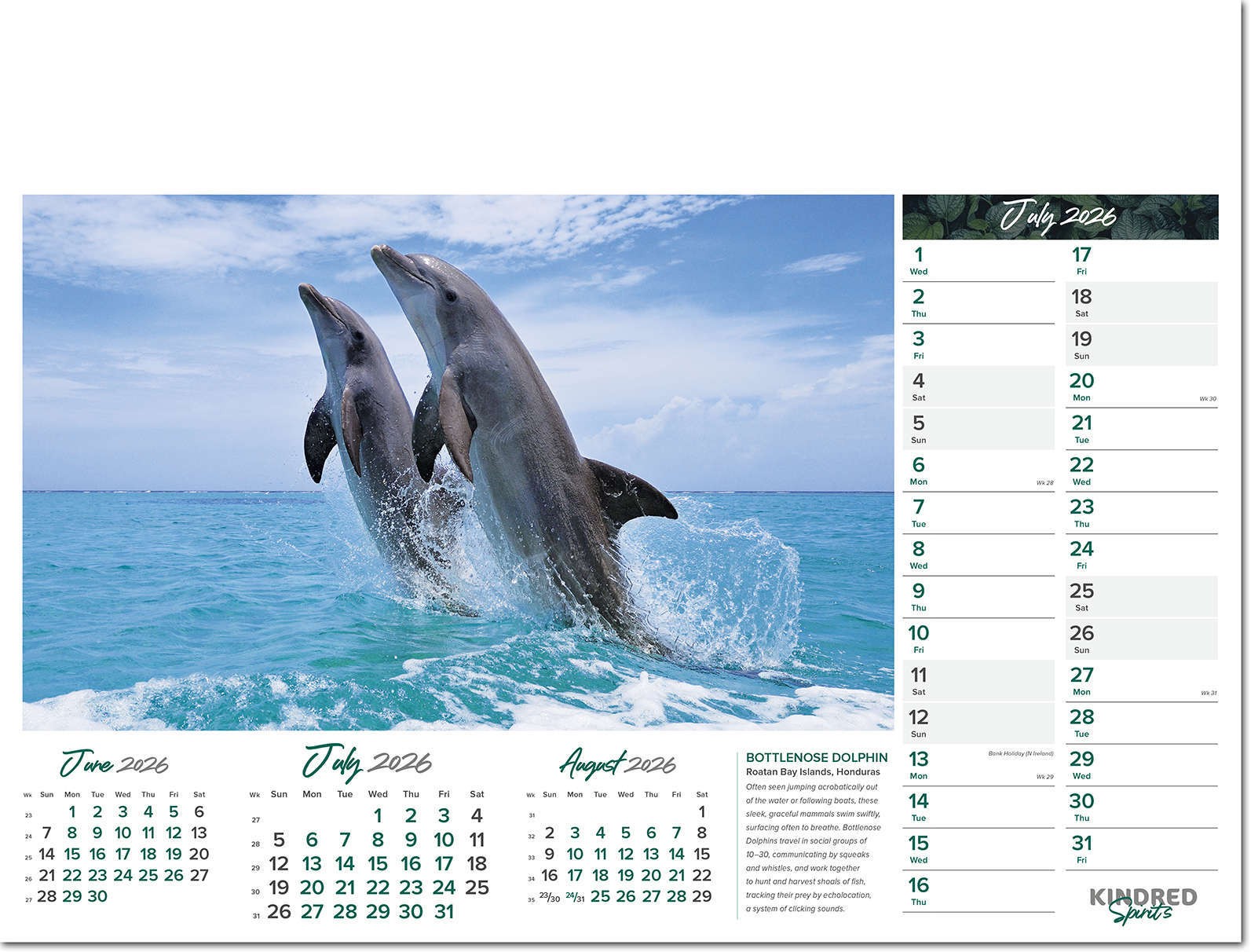 Kindred Spirits Calendar