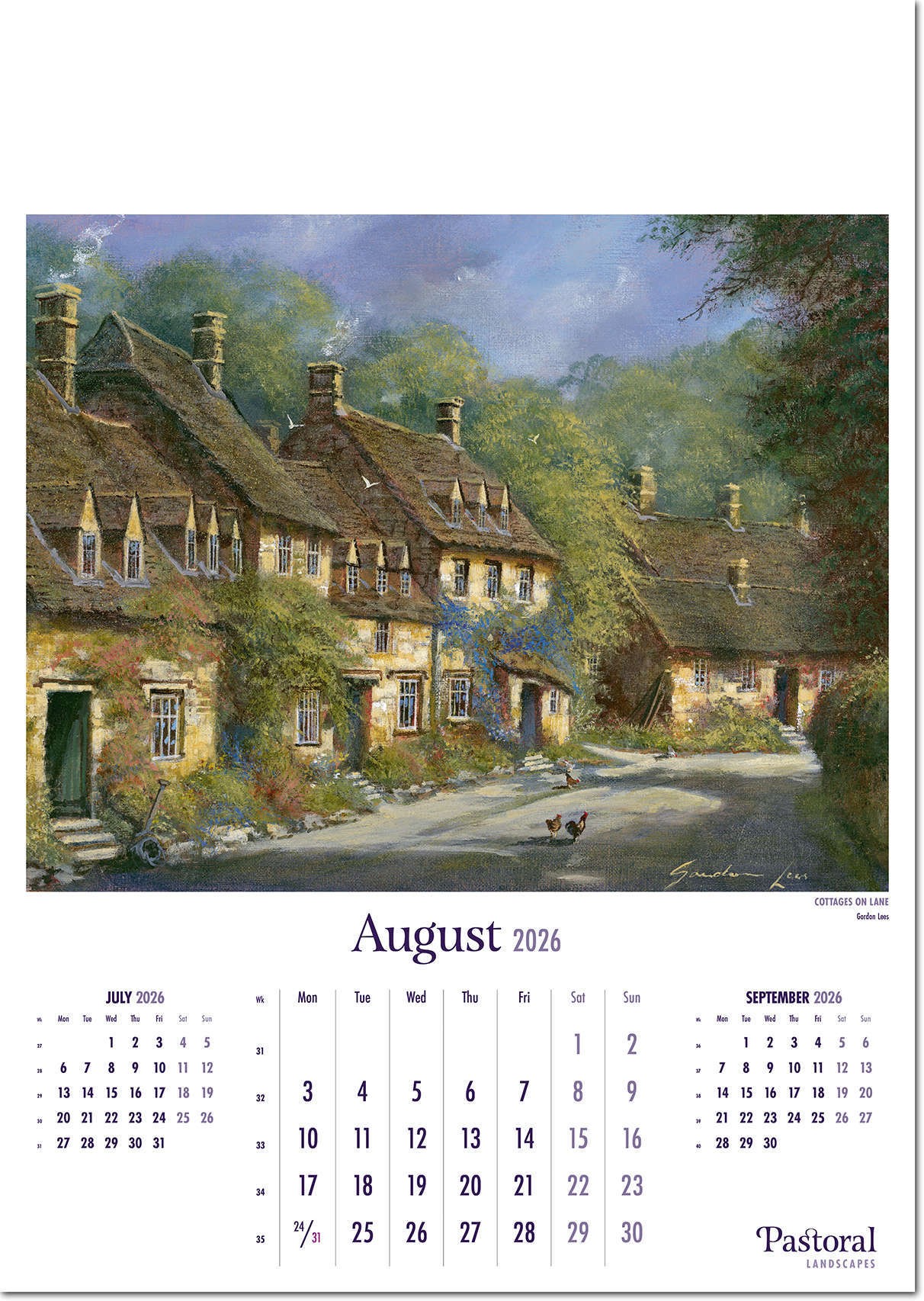 Pastoral Landscapes Calendar