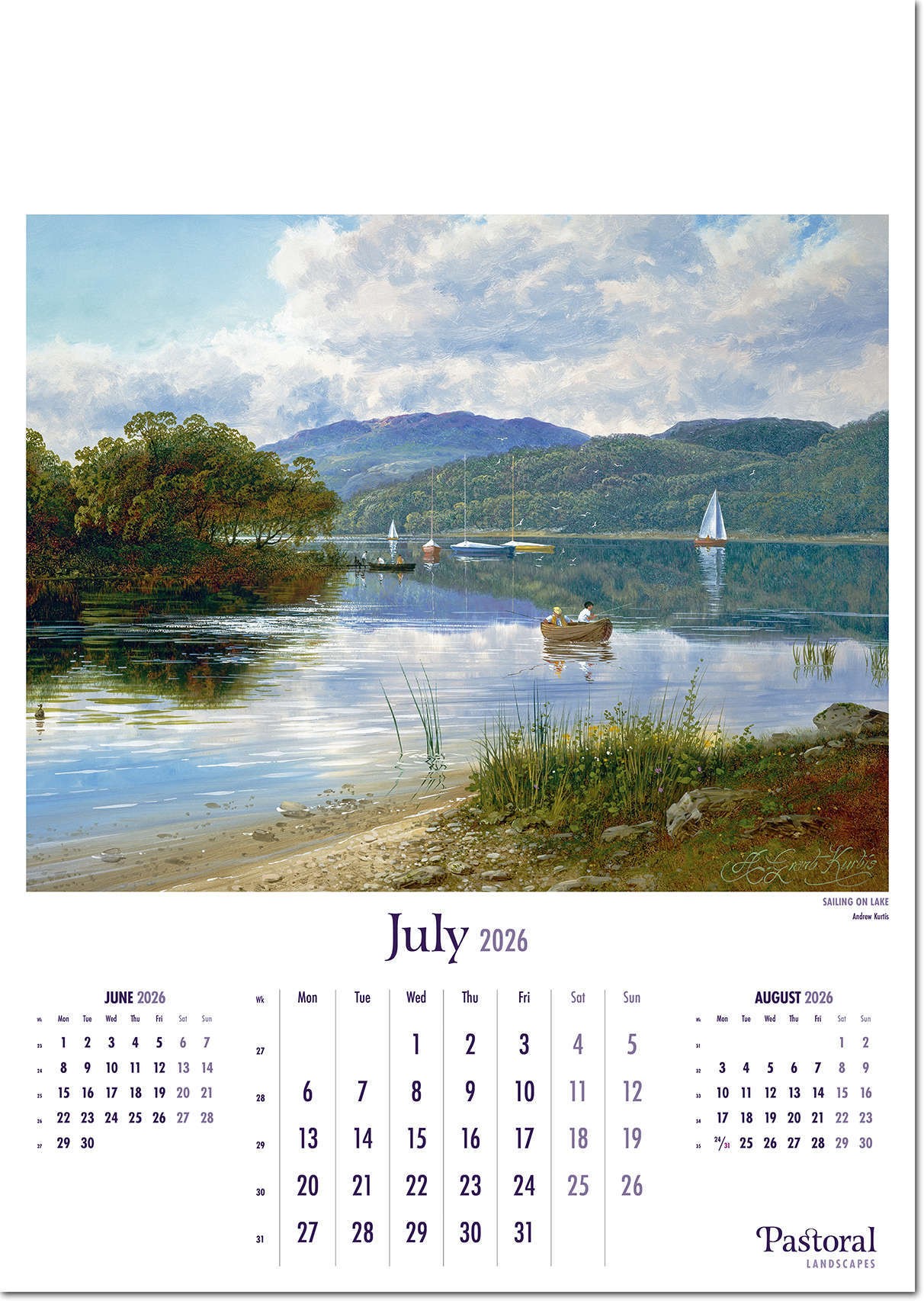 Pastoral Landscapes Calendar