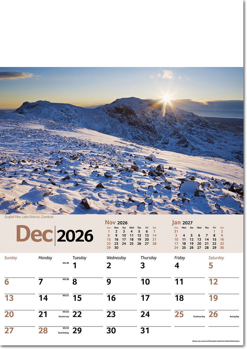 Scenic Memo Calendar