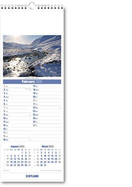 Slimline Scotland Calendar