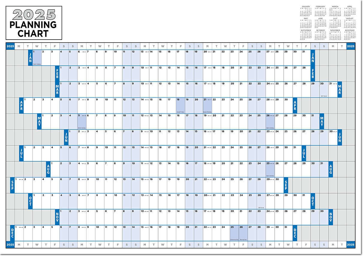 Horizontal Wall Planner