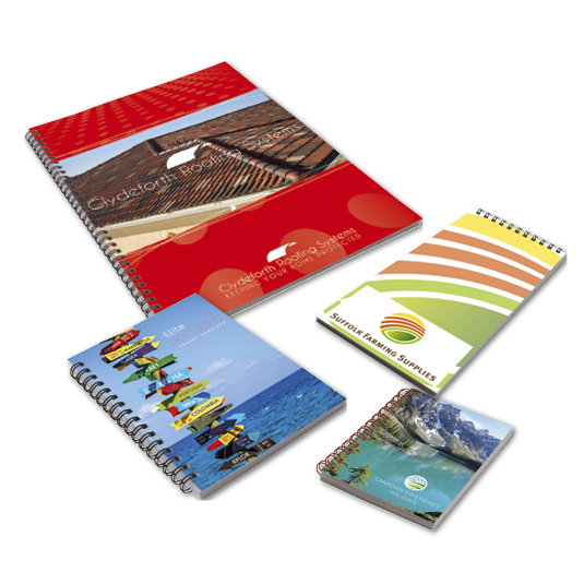 Card Covered Wiro Notebooks